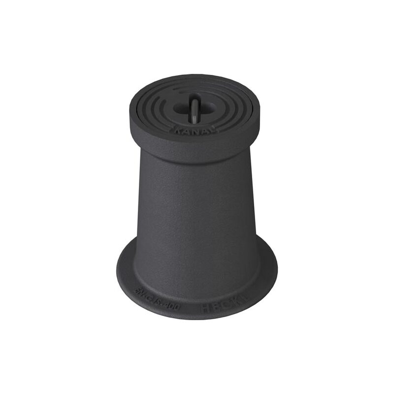 Poklop ventilový RENKO, KANAL, víko černé, třmen, HECKL