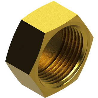 Mosazné víčko F G 5/4, HECKL