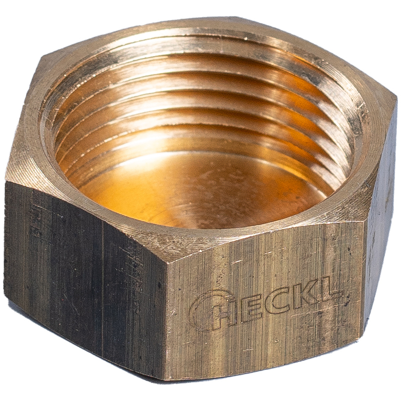 Mosazné víčko F G 1, HECKL