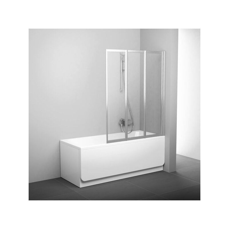 Ravak vanová zástěna Supernova VS3 - 130 bílá+grape