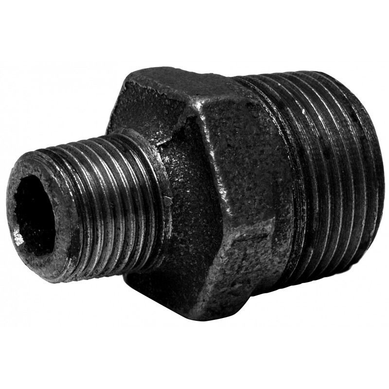 Vsuvka redukovaná černá 6/4×  1 MM