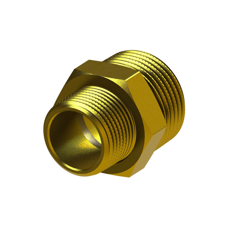 Mosazná vsuvka redukovaná MM R 6/4 x 1/2, HECKL