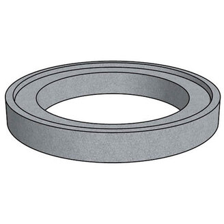 Vyrovnávací prstenec DN 625, výška 100 mm, tloušťka stěny 120 mm