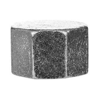 Pozinkované víčko F 1, vnitřní závit, typ 300