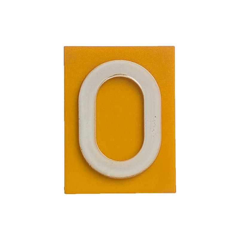 Znak 0 žlutý HECKL