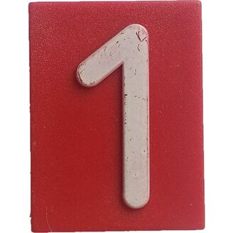 Znak 1 červený HECKL