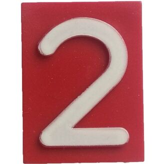 Znak 2 červený HECKL