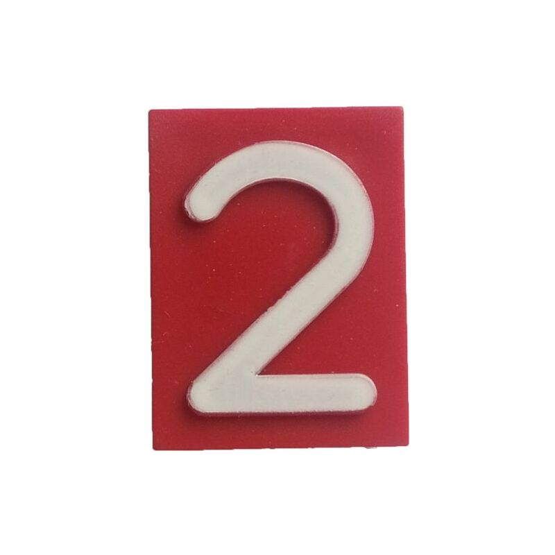 Znak 2 červený HECKL