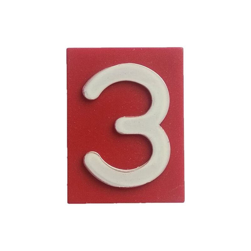 Znak 3 červený HECKL