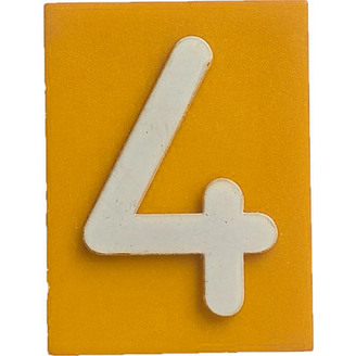 Znak 4 žlutý HECKL