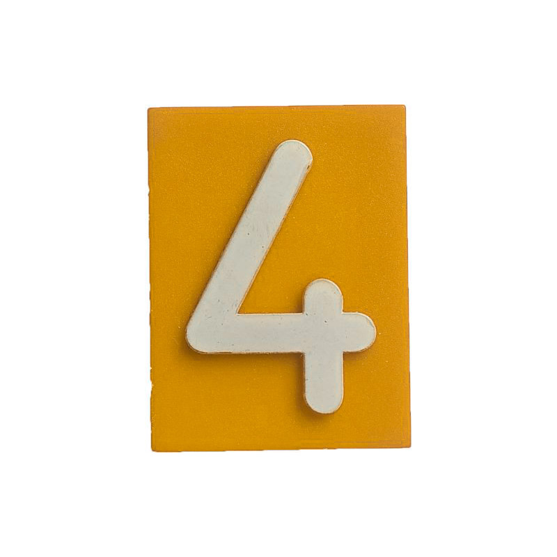 Znak 4 žlutý HECKL