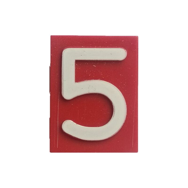 Znak 5 červený HECKL