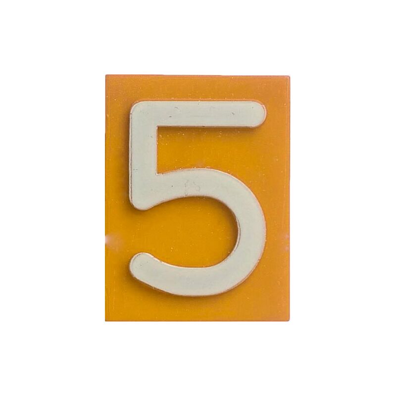 Znak 5 žlutý HECKL