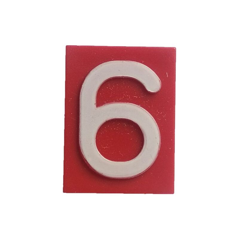 Znak 6 červený HECKL