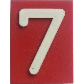 Znak 7 červený HECKL