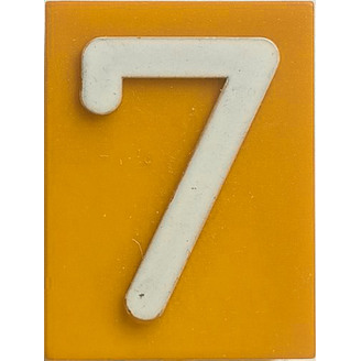 Znak 7 žlutý HECKL
