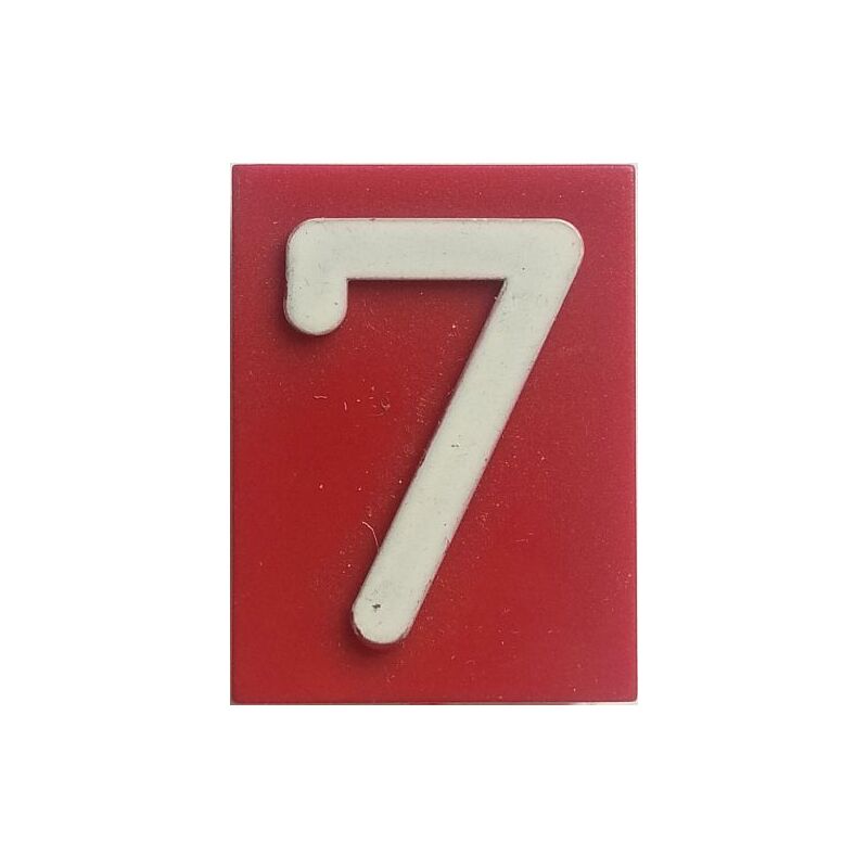 Znak 7 červený HECKL