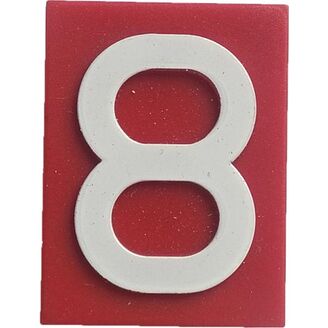 Znak 8 červený HECKL