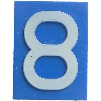 Znak 8 modrý HECKL