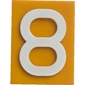 Znak 8 žlutý HECKL