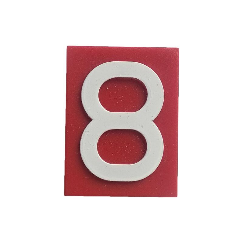 Znak 8 červený HECKL
