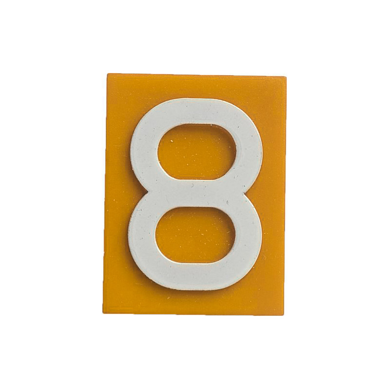 Znak 8 žlutý HECKL