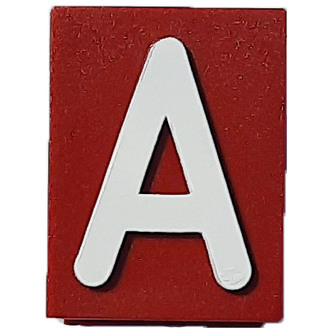 Znak A červený HECKL