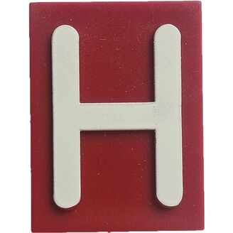 Znak H červený HECKL