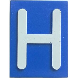 Znak H modrý HECKL