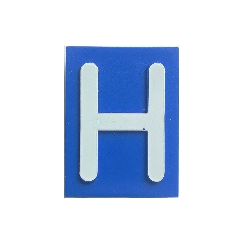 Znak H modrý HECKL