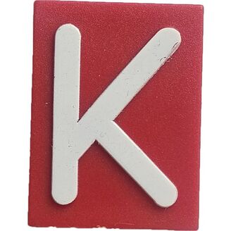 Znak K červený HECKL