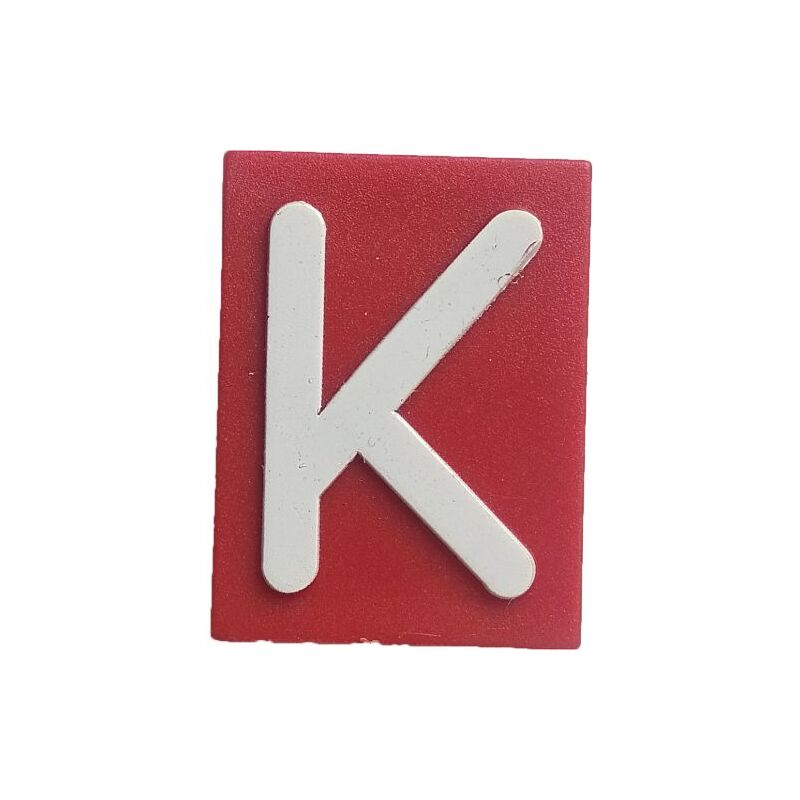 Znak K červený HECKL