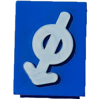 Znak odvodňovač modrý HECKL