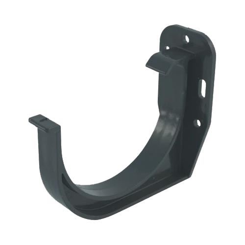 Plastový hák žlabu okapu RG 125 mm, antracit, římsový, Marley 085357