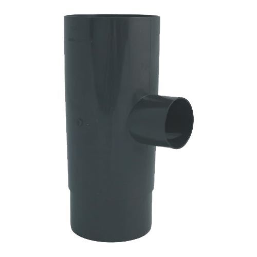 Odbočka svodu okapu 90° DN 53 mm, antracit, plast, Marley 085906