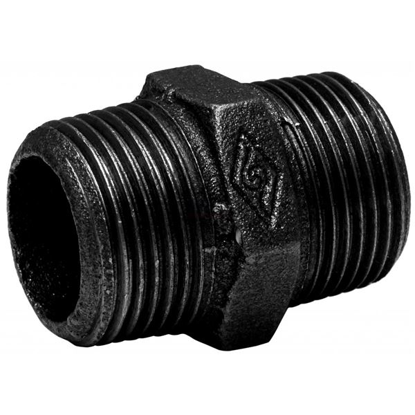 Vsuvka jednoznačná černá 3/4" MM