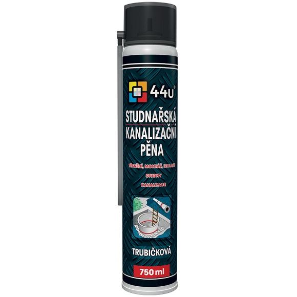 Pěna PU 44u, Studnařská/ Kanalizační 750 ml, trubičková