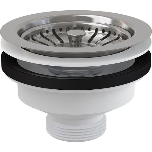 Dřezová výpusť 6/4", nerez mřížka, Alcadrain A37