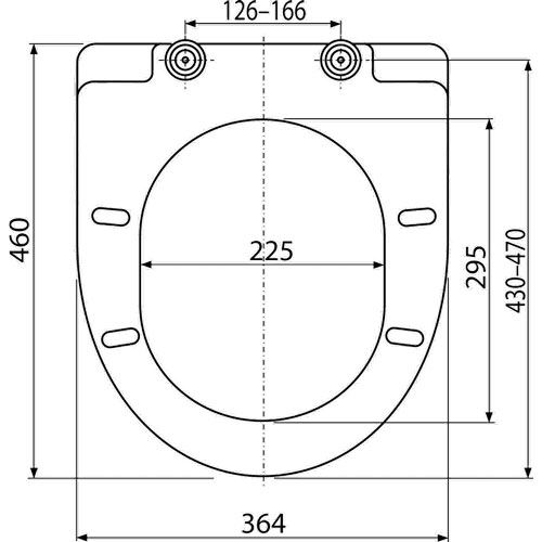WC sedátko s poklopem, Soft-Close, bílé, Aladrain A66