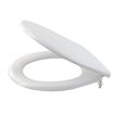 WC sedátko s poklopem, Soft-Close, bílé, Aladrain A604