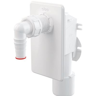 Pračkový sifon APS4, odpad 50 mm, bílý, Alcadrain APS4