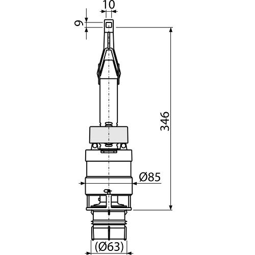 Vypouštěcí ventil, Alcadrain A06
