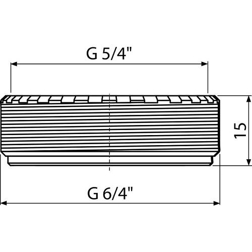 Redukce k sifonům Alcadrain, 6/4"×5/4"
