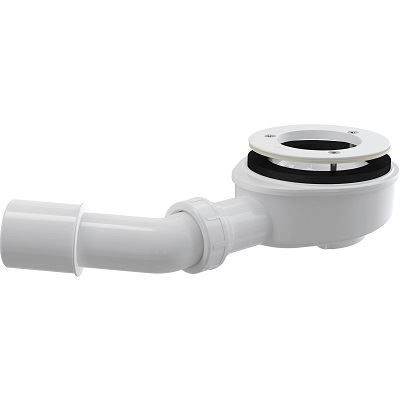 Vaničkový sifon A492CR 90, odpad 40/50 mm, chrom, Alcadrain A492CR