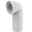 Připojovací WC koleno 90° DN 100, bílá, Alcadrain A90-90