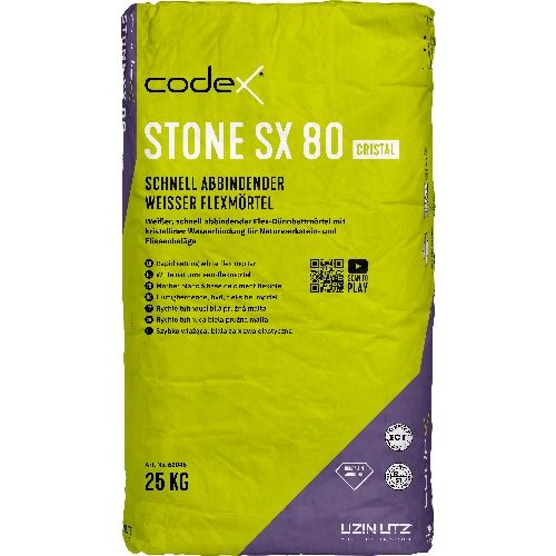 Lepidlo Stone SX 80 Cristal, 5 kg, CODEX