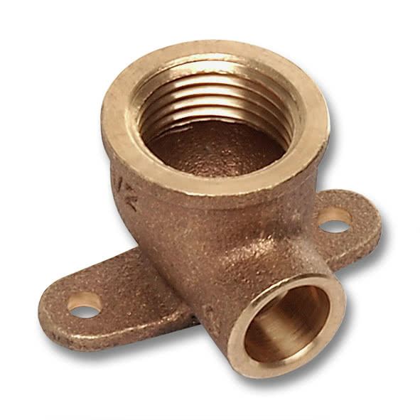 Pájecí koleno nástěnné CU 4472G d 22 x 3/4", vnitřní závit