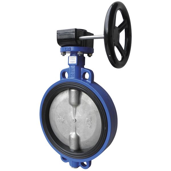 Klapka uzavírací CEREX300 W převod DN 500, disk nerez CF8M