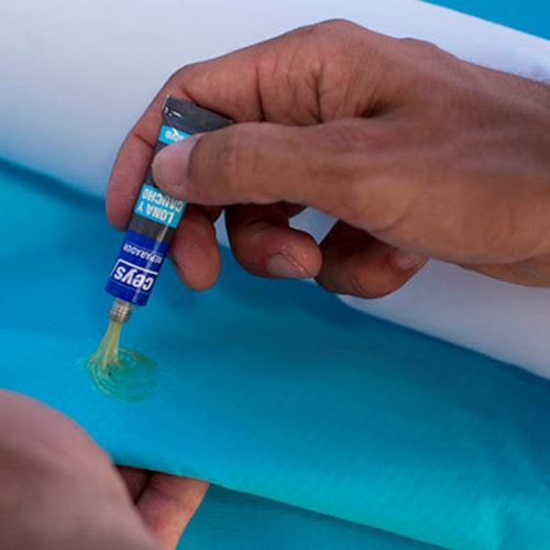 Lepidlo speciální Ceys, Plachtovina a kaučuk 7ml+4 záplaty