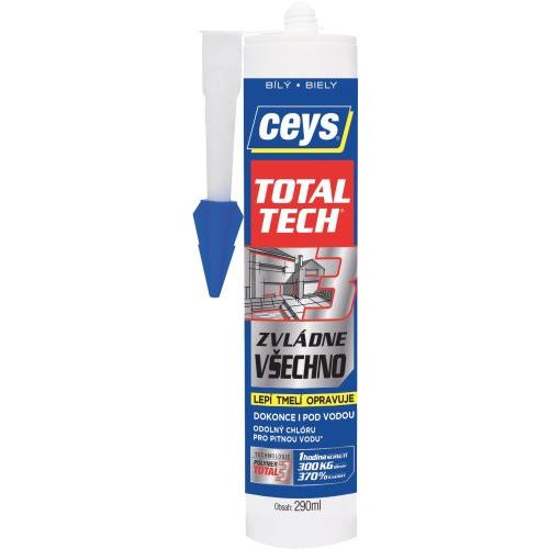 Lepidlo TOTAL TECH bílé 290 ml, Ceys 42507216